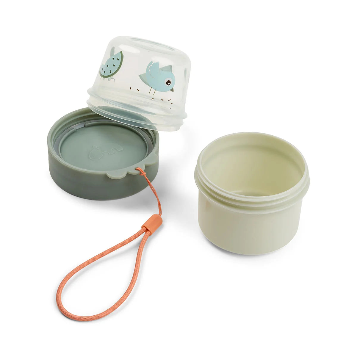 To go 2-way snack container S Birdee