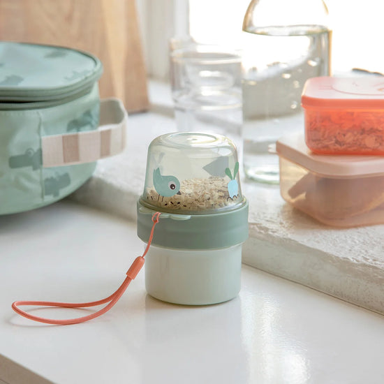 To go 2-way snack container S Birdee