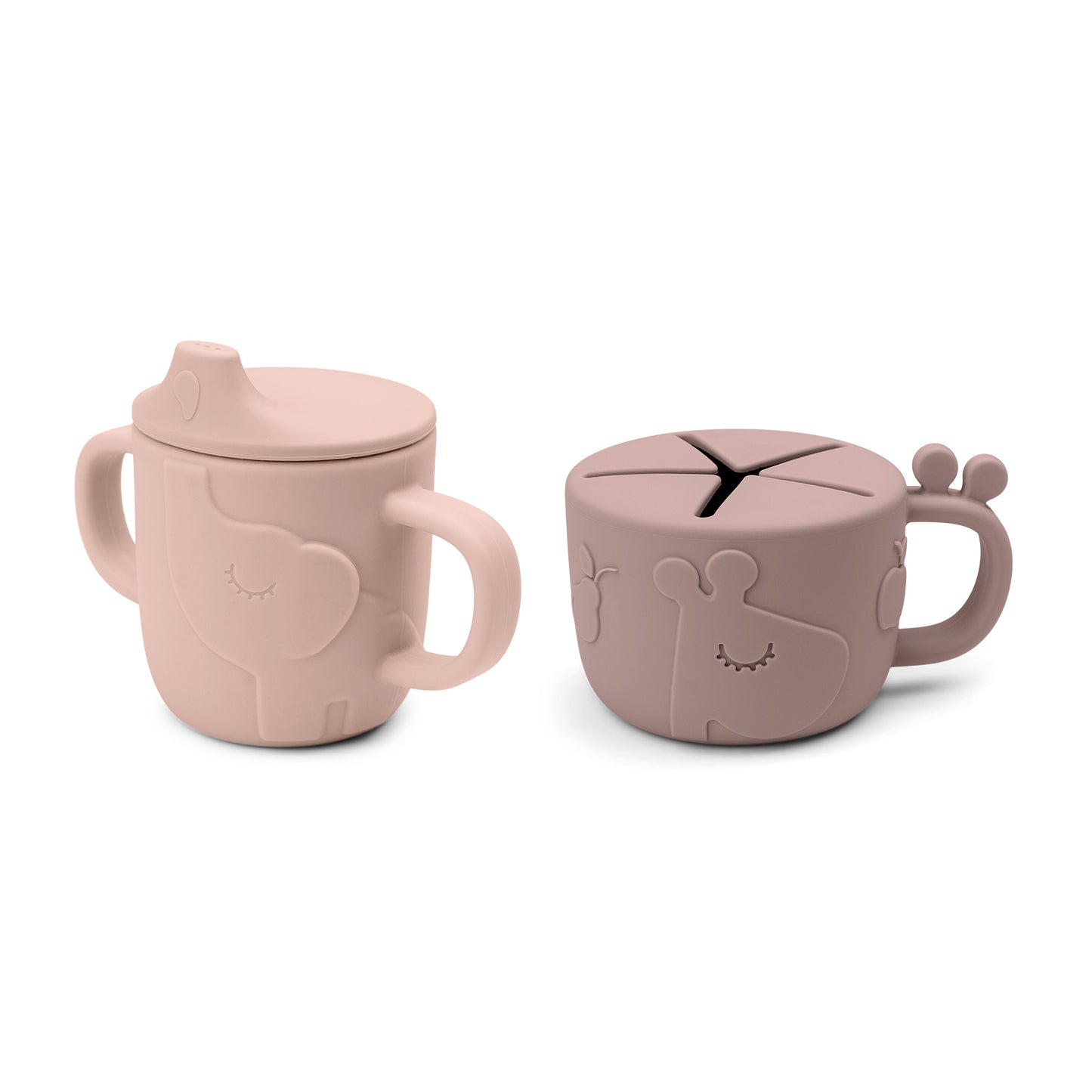 Peekaboo spout/snack cup set Deer friends