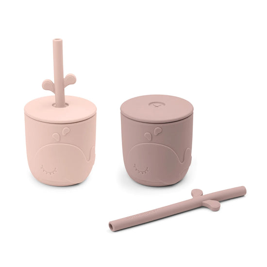 Peekaboo straw cup 2-pack Wally