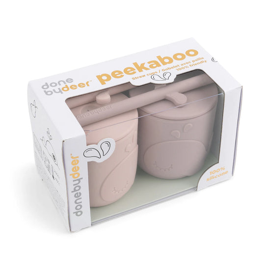Peekaboo straw cup 2-pack Wally